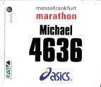 Startnummer Frankfurt Marathon 2005