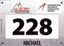 Startnummer 13. LGT Alpin Marathon Liechtenstein 2012