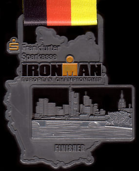 Finisher Medaille Ironnman European Championship Germany 2013