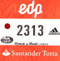 Startnummer Lissabon Marathon 2017
