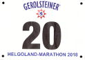 Startnummer 21. Helgoland Marathon 2018