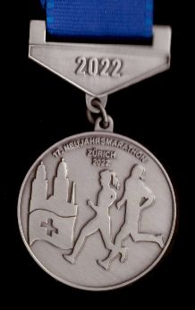 17. Neujahrsmarathon Zürich 2022 - Finisher Medaille